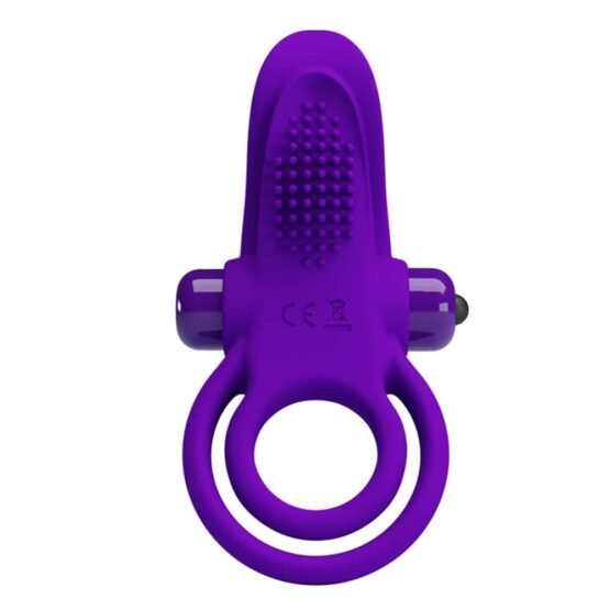 Pretty Love Vibrant Penis Ring Purple - Image 2