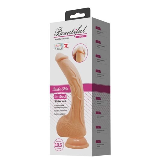 Beautiful Jack 10,6'' Vibrating Dildo