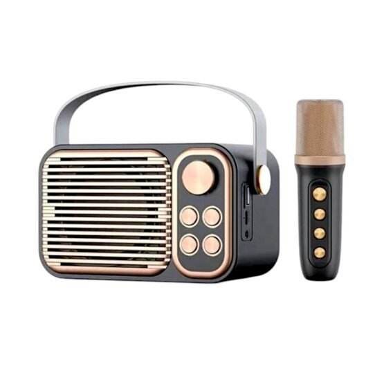 Ασύρματο ηχείο Bluetooth με μικρόφωνο Karaoke - YS-104 - 887295 - White - Image 2