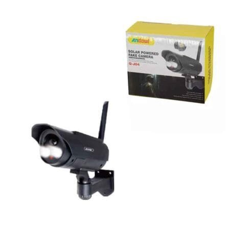 Andowl Ψεύτικη Κάμερα Παρακολούθησης Τύπου Bullet με Ηλιακό Πάνελ Q-J04 – Solar Fake Camera