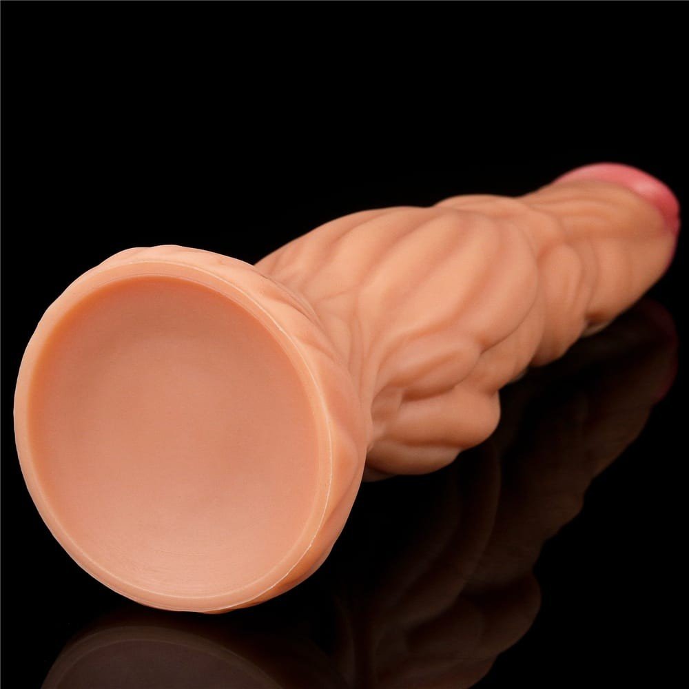 9.5" Dual-Layered Sillicone Cock - Image 7
