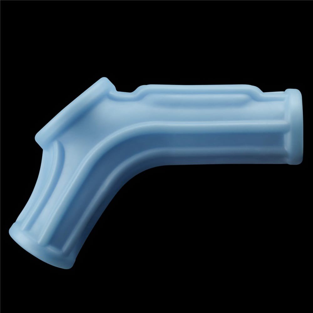 Vibrating Ridge Knights Ring with Scrotum Sleeve - Image 5