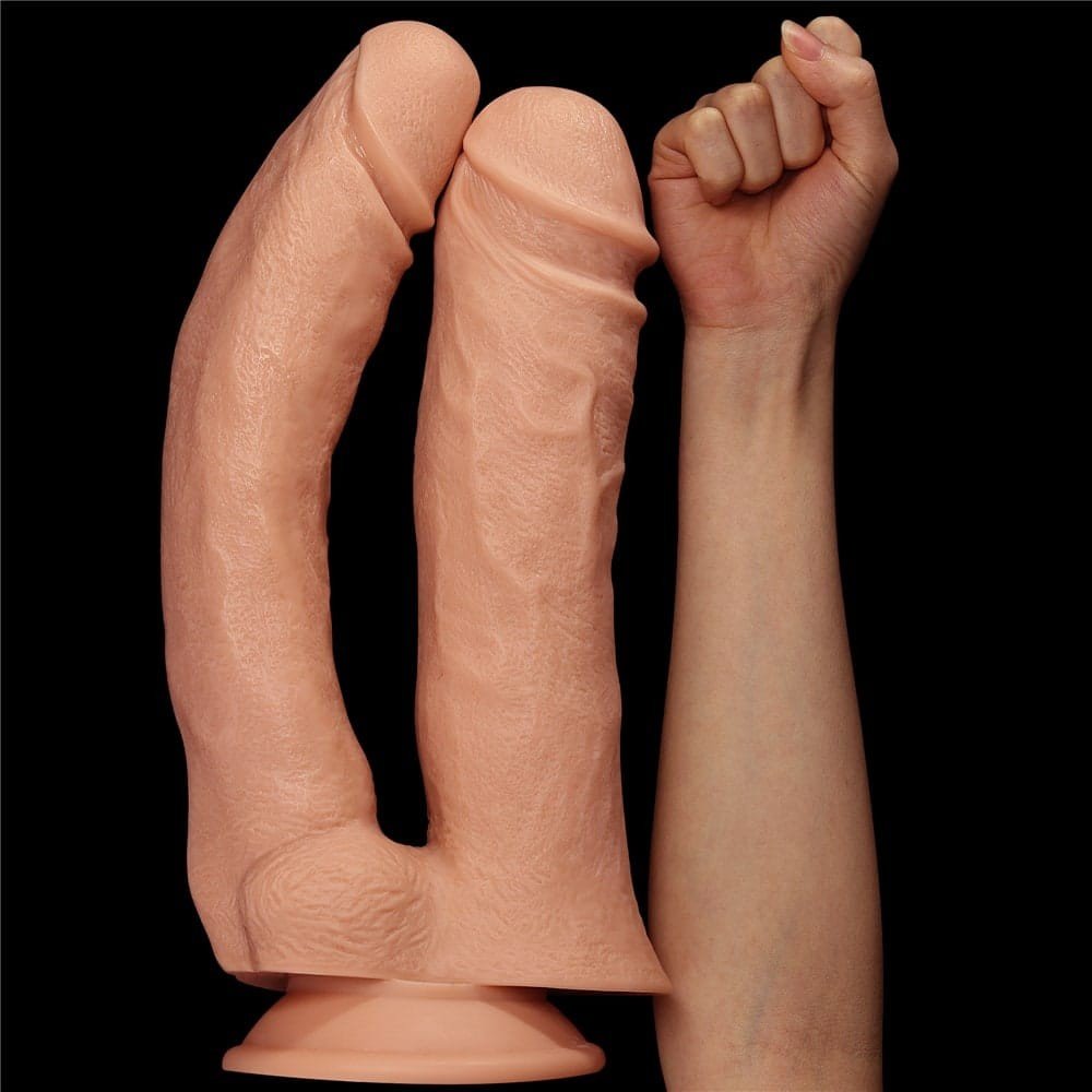 12'' Realistic Mega Double Dildo - Image 2