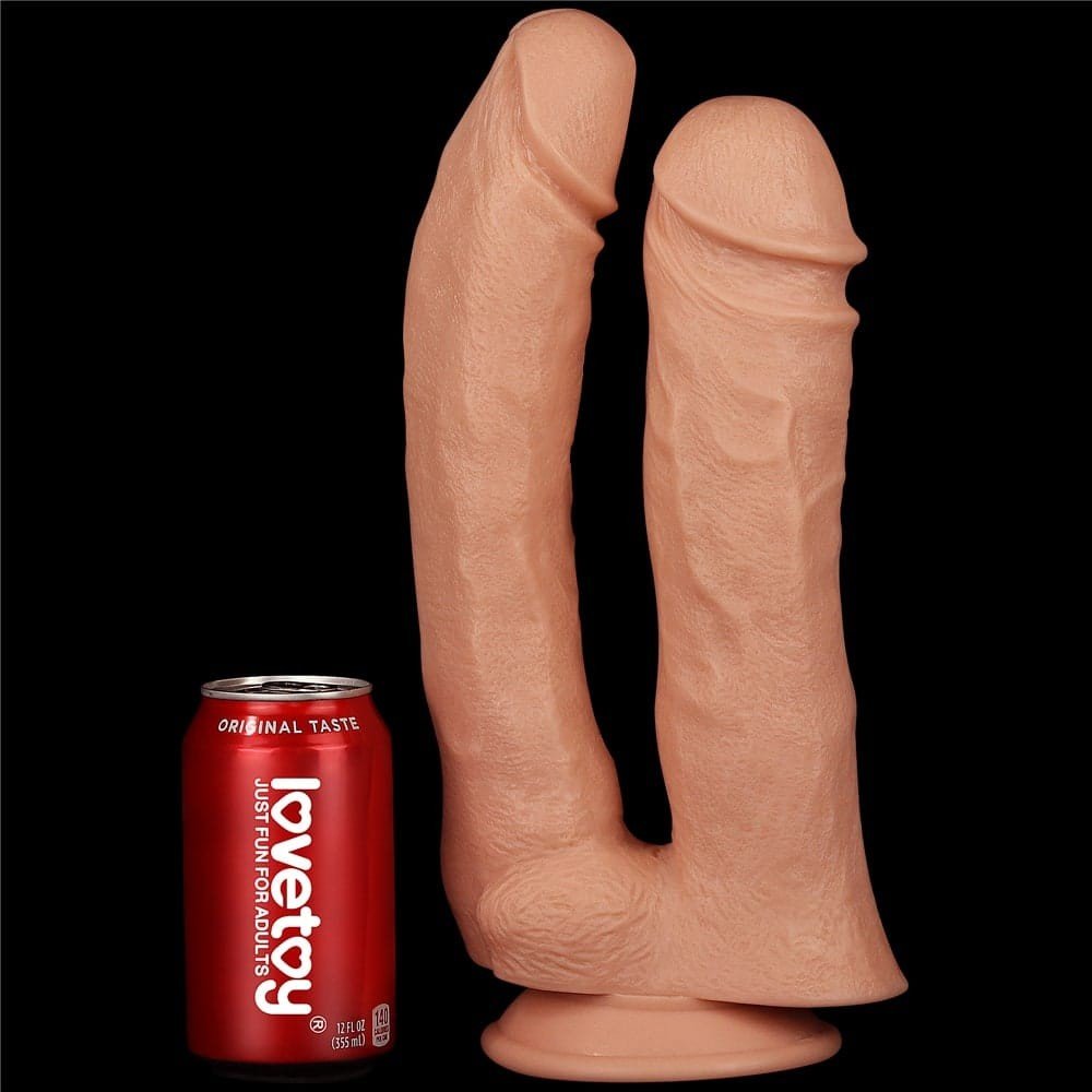 12'' Realistic Mega Double Dildo - Image 3