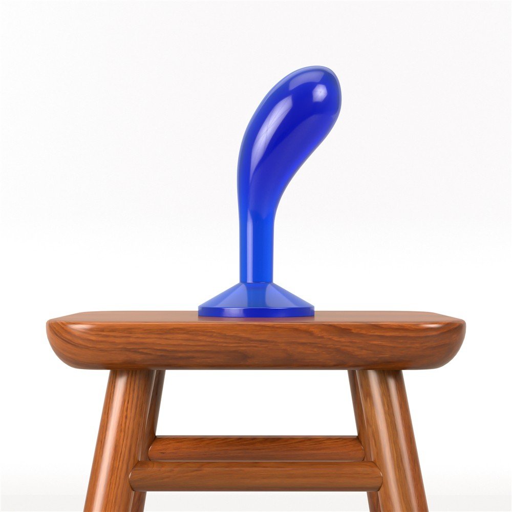 Flawless Clear Prostate Plug 6.0'' Blue - Image 6