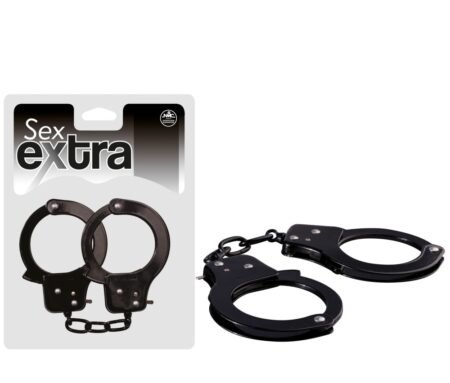 SEX EXTRA - METAL CUFFS BLACK