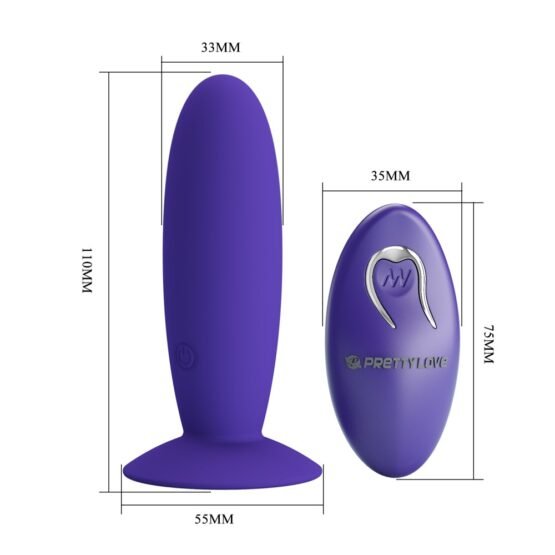 Pretty Love Remote Control Vibrating Plug - Youth - Image 5
