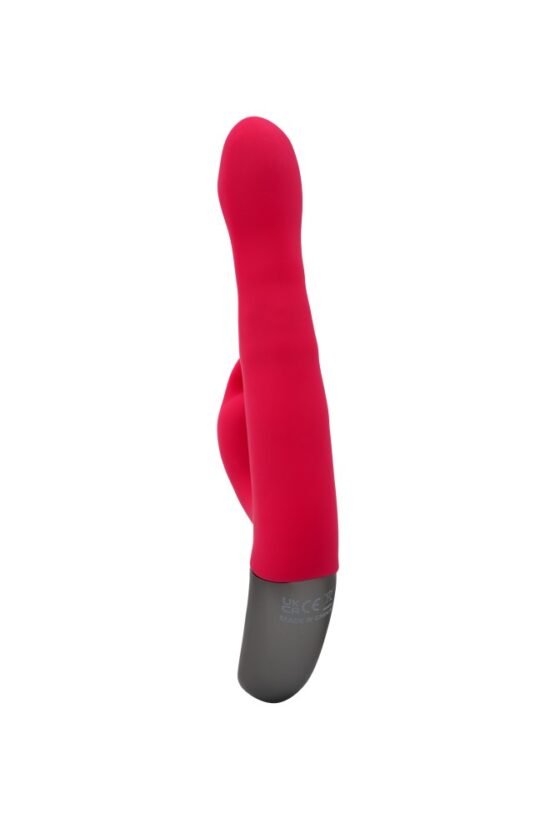 TITANZ 8.5" SILICONE RECHARGEABLE VIBRATOR IN PINK - Image 7