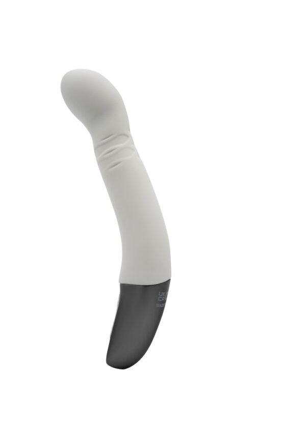 TITANZ 8" SILICONE RECHARGEABLE VIBRATOR IN IVORY WHITE - Image 6