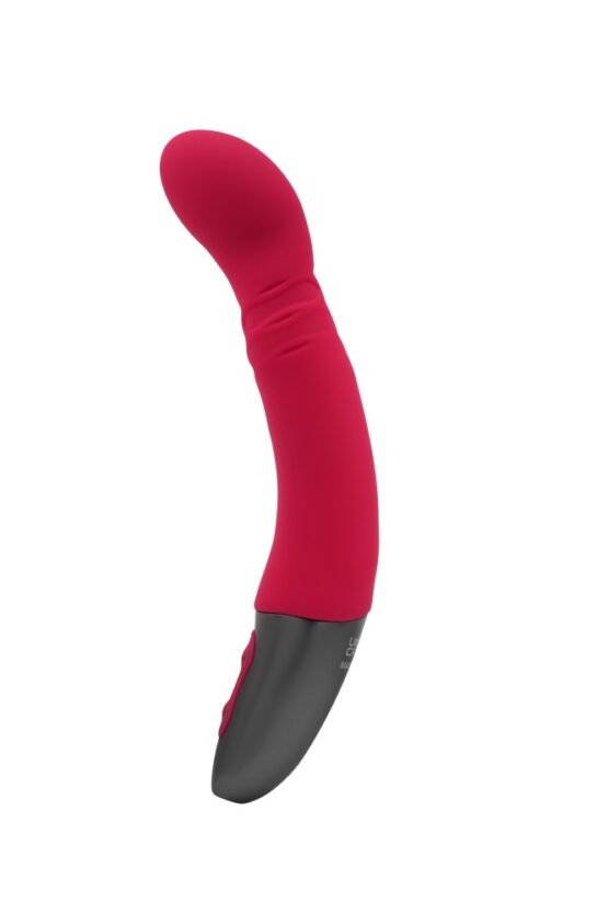 TITANZ 8" SILICONE RECHARGEABLE VIBRATOR IN PINK - Image 6