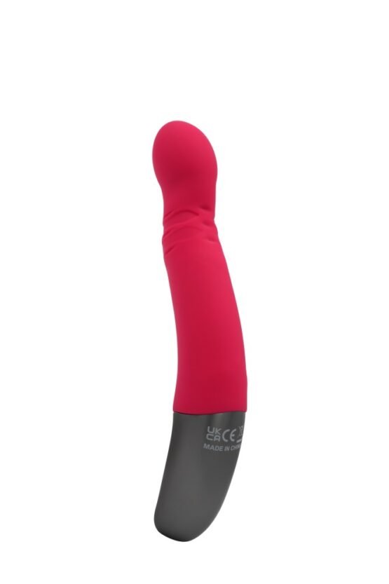 TITANZ 8" SILICONE RECHARGEABLE VIBRATOR IN PINK - Image 7