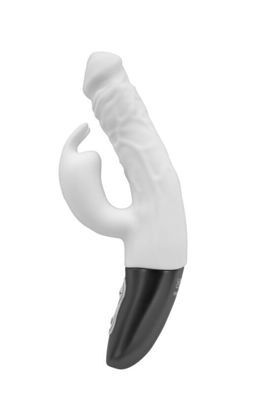 TITANZ 7" SILICONE RECHARGEABLE VIBRATOR IN IVORY WHITE - Image 6
