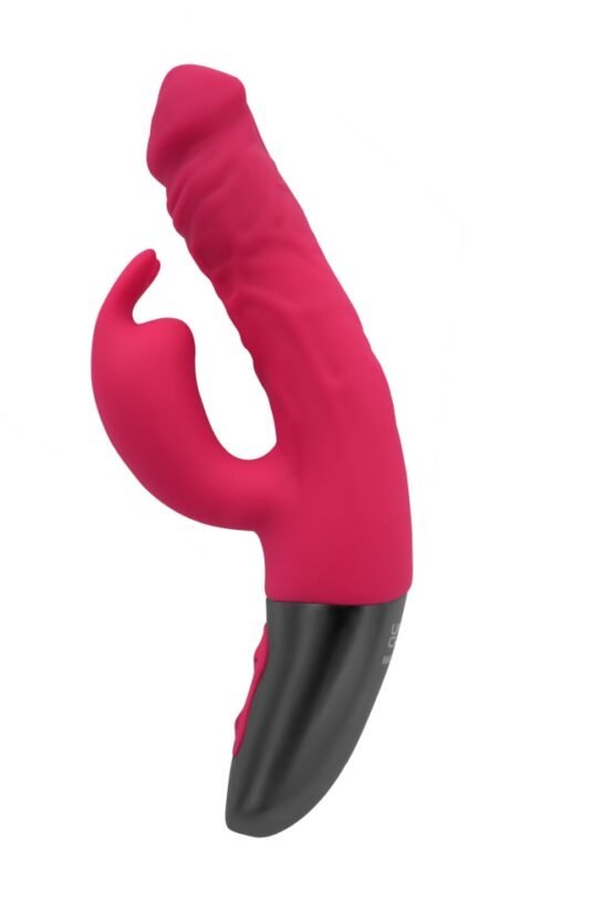 TITANZ 7" SILICONE RECHARGEABLE VIBRATOR IN PINK - Image 6