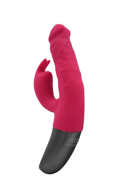 TITANZ 7" SILICONE RECHARGEABLE VIBRATOR IN PINK - Image 7