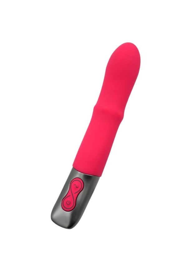 TITANZ 7" SILICONE RECHARGEABLE VIBRATOR IN PINK - Image 2