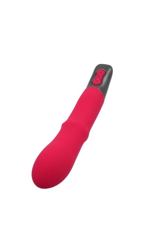 TITANZ 7" SILICONE RECHARGEABLE VIBRATOR IN PINK - Image 3