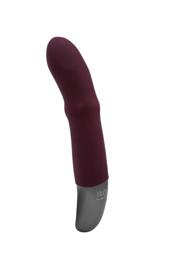 TITANZ 7" SILICONE RECHARGEABLE VIBRATOR IN RUBINE RED - Image 7