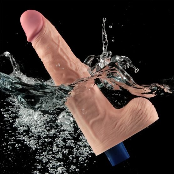 10" REAL SOFTEE Rechargeable Vibrating Dildo(Flesh) - Image 4