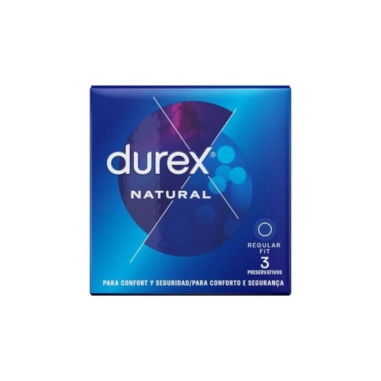 DUREX Condoms Natural 3 τεμαχια - Image 2