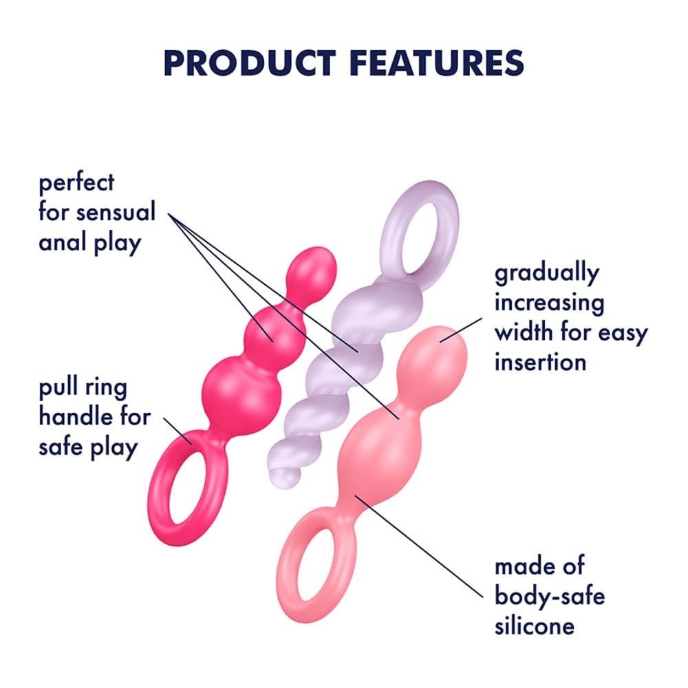 Satisfyer Booty Call (Set of 3) Coloured - Image 5