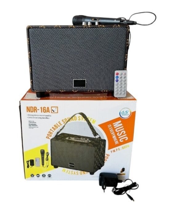 Ασύρματο ηχείο Bluetooth με μικρόφωνο Karaoke - NDR-16A - 417072 - Image 3