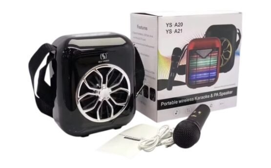 Ασύρματο ηχείο Bluetooth με μικρόφωνο Karaoke - YS-A20 - 887103 - Black - Image 2