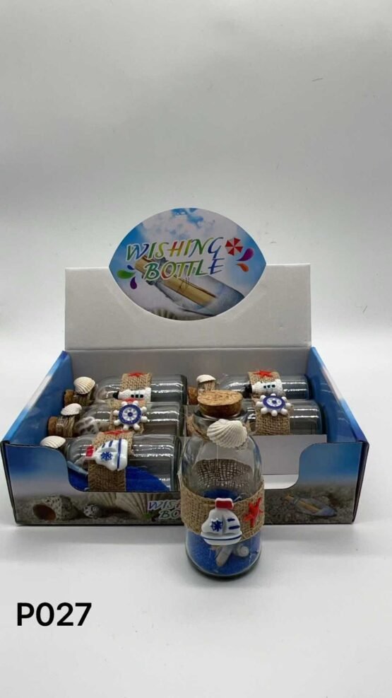 Διακοσμητικό Souvenir - Μπουκαλάκι με κοχύλια - 6pcs - 251742 - Image 2
