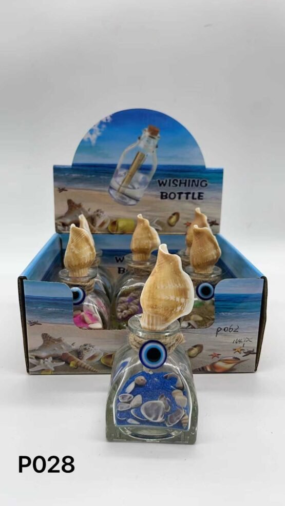 Διακοσμητικό Souvenir - Μπουκαλάκι με κοχύλια - 6pcs - 251759 - Image 2