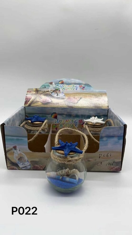 Διακοσμητικό Souvenir - Μπουκαλάκι με κοχύλια - 6pcs - 251704 - Image 2