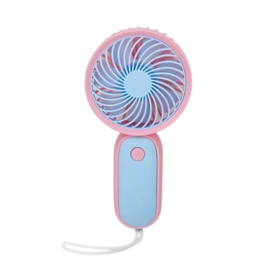 Επαναφορτιζόμενος ανεμιστήρας mini - HQ66-19 - 032186 - Pink/Blue - Image 2