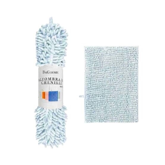 Πατάκι μπάνιου - M0842 - 40x60cm - Light Blue - 20870