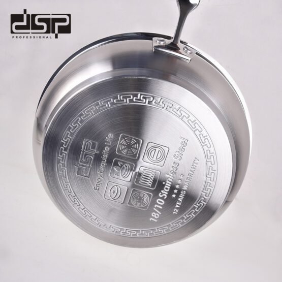 Τηγάνι ανοξείδωτο με καπάκι - 2.5L - CS002-C24 - DSP - 560539 - Image 4