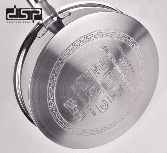 Τηγάνι ανοξείδωτο με καπάκι - 2.5L - CS003-C24 - DSP - 560997 - Image 3