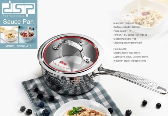 Γαλατιέρα ανοξείδωτη με καπάκι - 1.5L - CS001-A16 - DSP - 562496 - Image 4