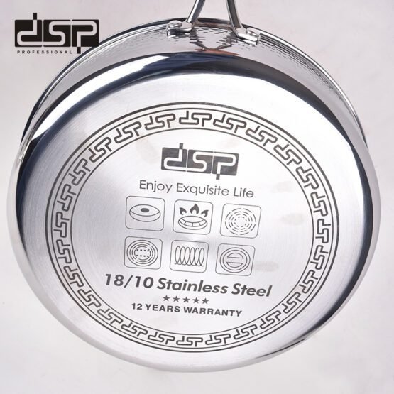 Τηγάνι ανοξείδωτο με καπάκι - 2.7L - CS001-C24 - DSP - 562519 - Image 3