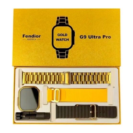 Σετ Smartwatch με 3 λουράκια - G9 Ultra Pro - 879969 - Image 3