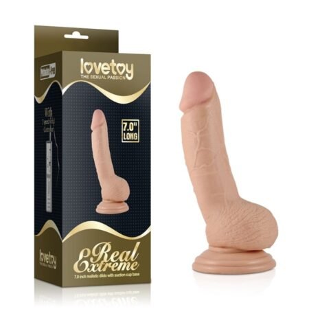 7'' Real Extreme Vibrating Dildo