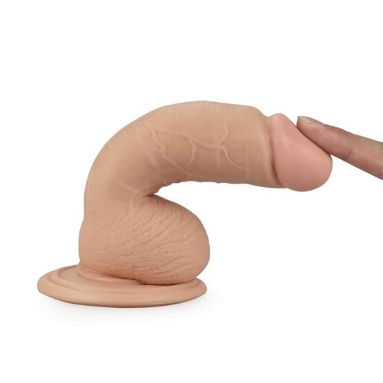 7" Real Extreme Dildo Flesh - Image 2