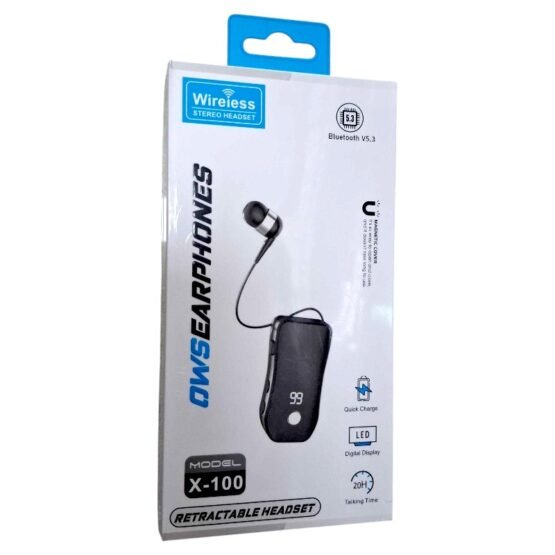 Ασύρματο ακουστικό Bluetooth - X100 - 920135 - Black - Image 2