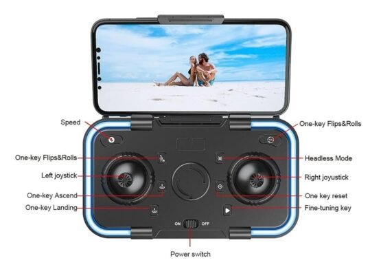 Παιδικό Drone με κάμερα - F187 - 480P - 2.4G - 218113 - Image 2