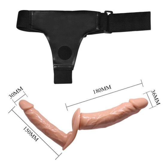 Wearable Harness Strap on Double Ended Realistic Dildo - Image 6