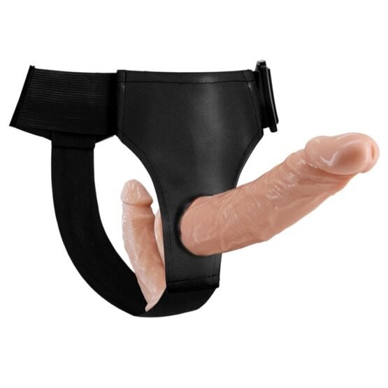 Wearable Harness Strap on Double Ended Realistic Dildo - Image 5