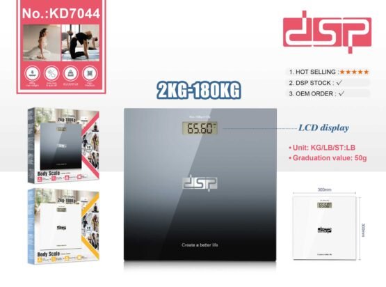 Ψηφιακή ζυγαριά μπάνιου - KD7044 - DSP - 618588 - White - Image 2