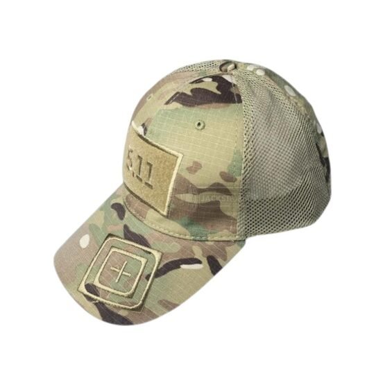 Ανδρικό καπέλο jockey στρατιωτικού τύπου - M01 - 270591 - Grey/Black