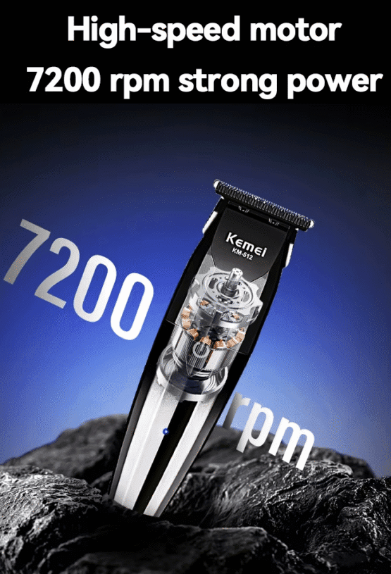 Κουρευτική μηχανή - KM-512 - Kemei - Gold - Image 2