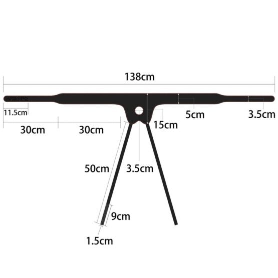 Vibrating Easy Strapon Set 8.5" Black - Image 5