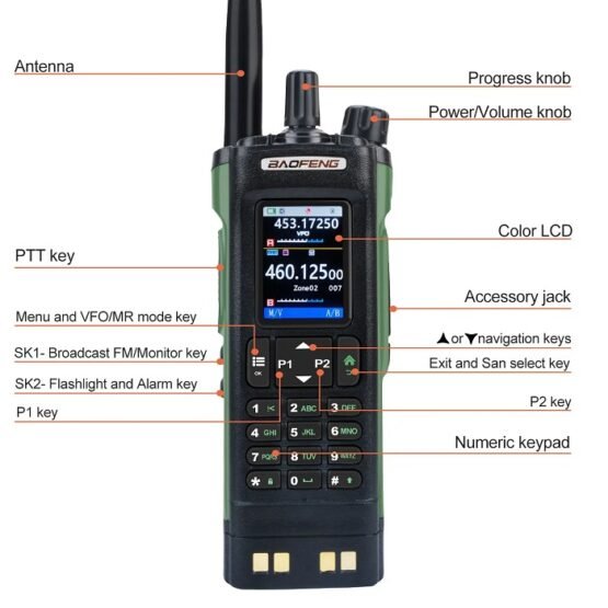 Φορητός πομποδέκτης UHF/VHF - UV32 - Baofeng - 401324 - Image 6