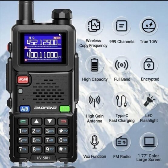 Φορητός πομποδέκτης UHF/VHF - UV5RH - Baofeng - 402055 - Image 2