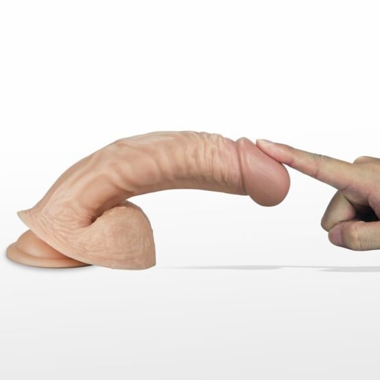 8.5" Real Extreme Vibrating Dildo - Image 2