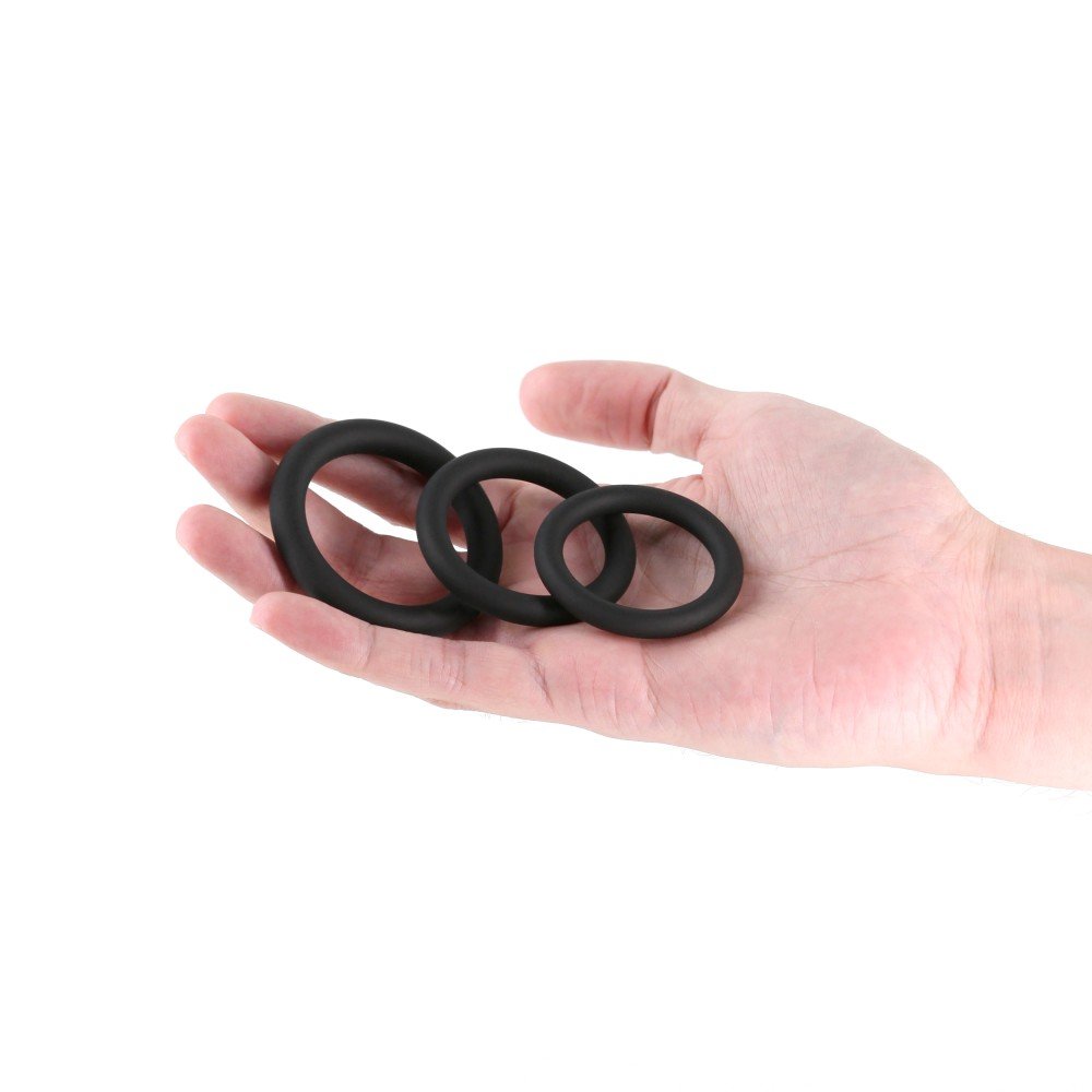 Renegade - 3pc Slim Rings - Black - Image 3